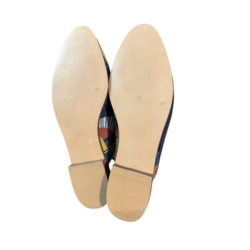 Inkkas Cyprus Slide Shoes Sandals‎ Size 8 Closed Toe Artsy Vegan Bohemian Indie - Picture 6 of 6